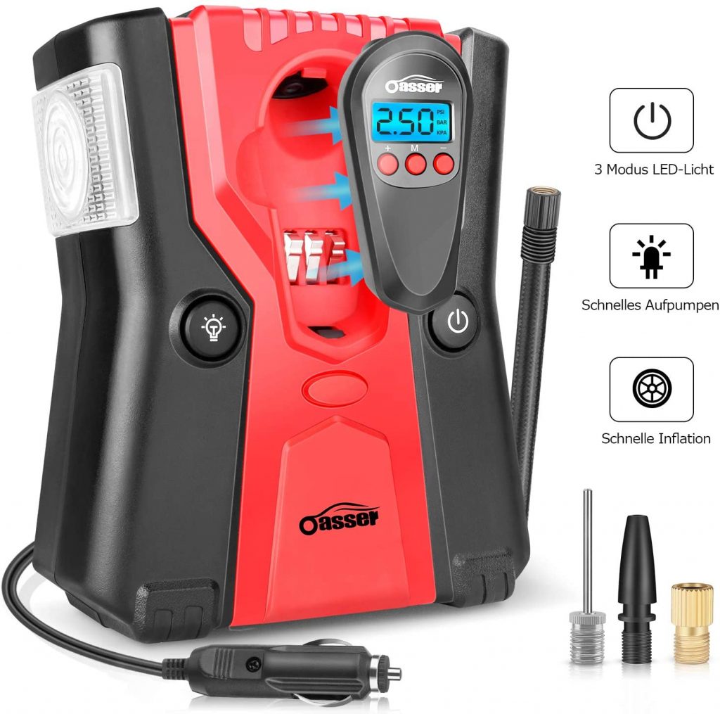 Oasser Electric Air Pump Air Compressor Portable Compressor with
