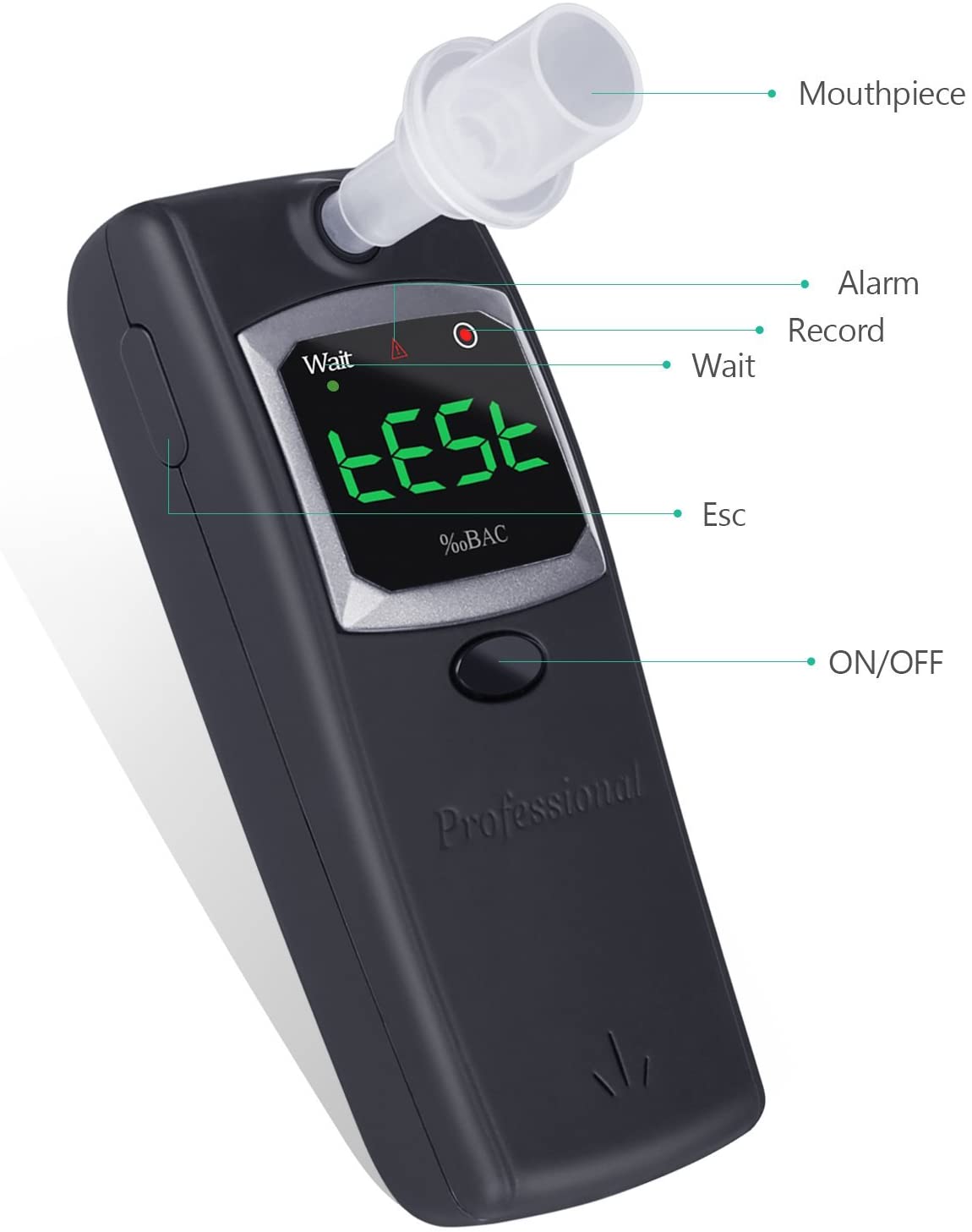 Oasser Breathalyzer Alcohol Tester Professional Breathalyzer